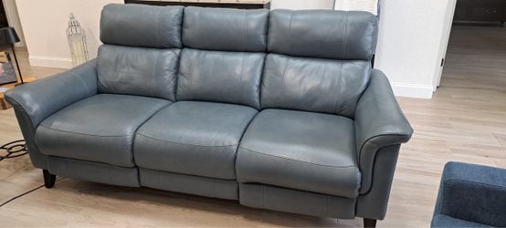 Leather Reclining Sofa