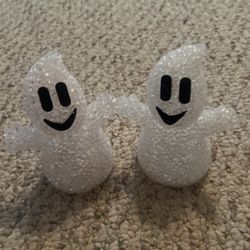 Two Small Light Up Ghosts