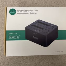 SSD And HDD Docking Station iDsonix