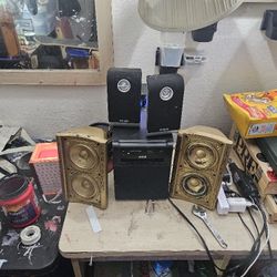 Stereo Setup With Sub And Power Amp