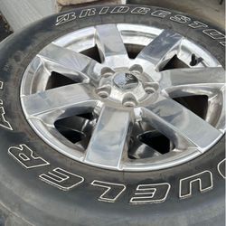 18in OEM Jeep Wrangler Rims and Tires