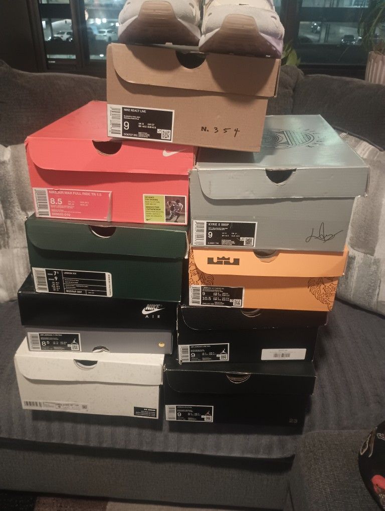 All Shoes Are 8.5-9 Mens BRAND NEW OR SLIGHTLY USED NO CREASES OR MARKINGS MAKE ME AN OFFER ARE ALL THE REAL DEAL💯