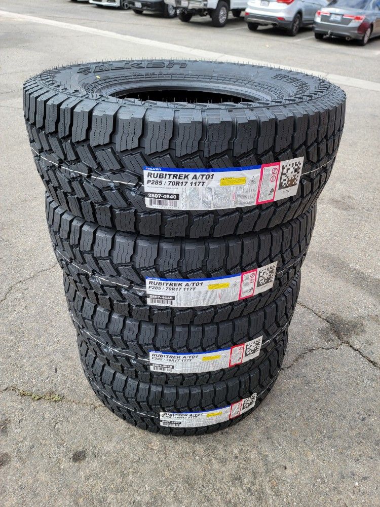 285 70 17 NEW TIRES SILVERADO SUBURBAN AVALANCHE TAHOE SIERRA F150 RAM RUBICON GLADIATOR 