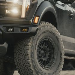 TOYOTA CHEVRY RAM 17″ KMC Wheels KM555 ATTACK Matte Black Finish Rims 6×139