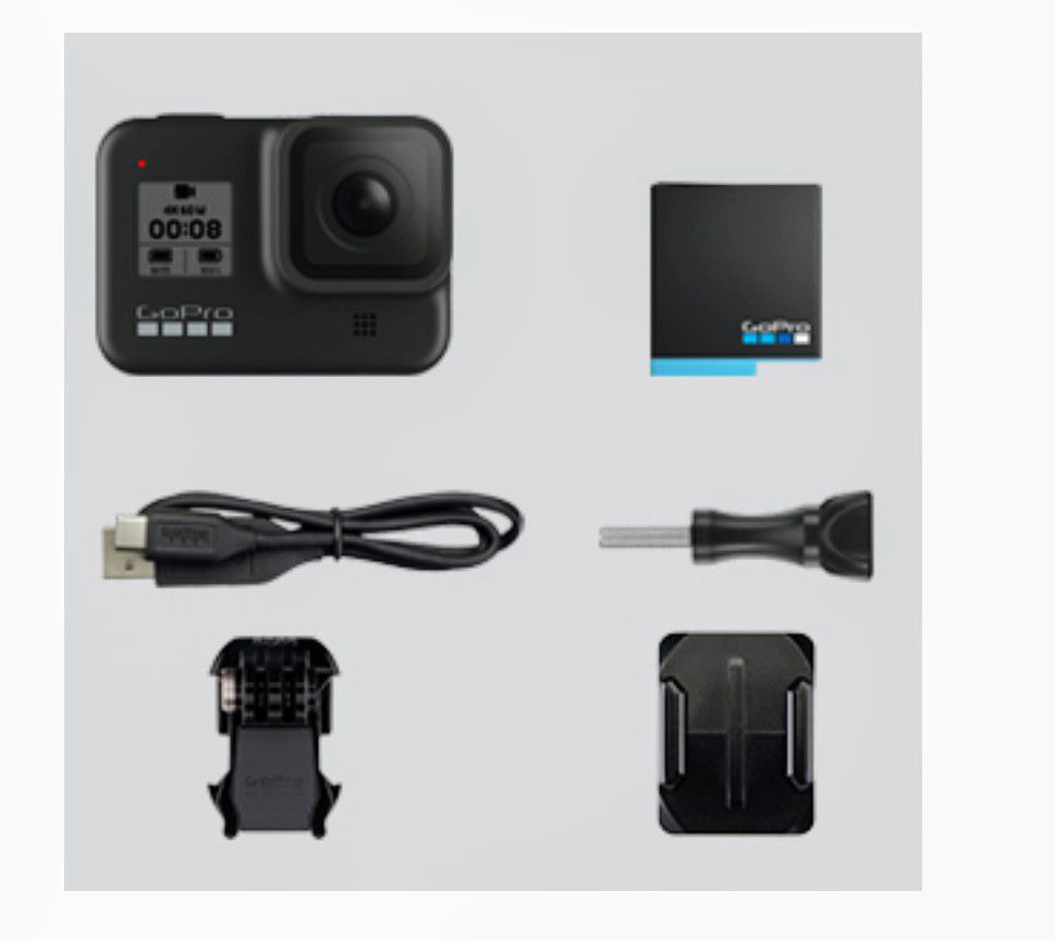 GoPro HERO8 Black + PNY Elite-X 256GB U3 microSDHC Card (Bundle)