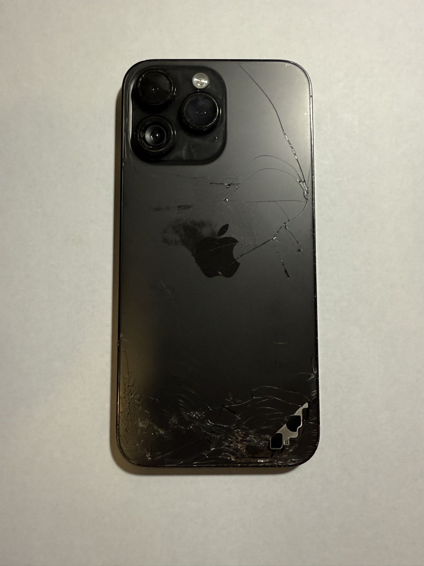 Apple iPhone 14 Pro Max Black - Unlocked - Cracked Back