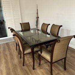 dinning table 6 chairs