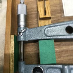 Mitutoyo Deep Throat Sheet Metal Micrometer