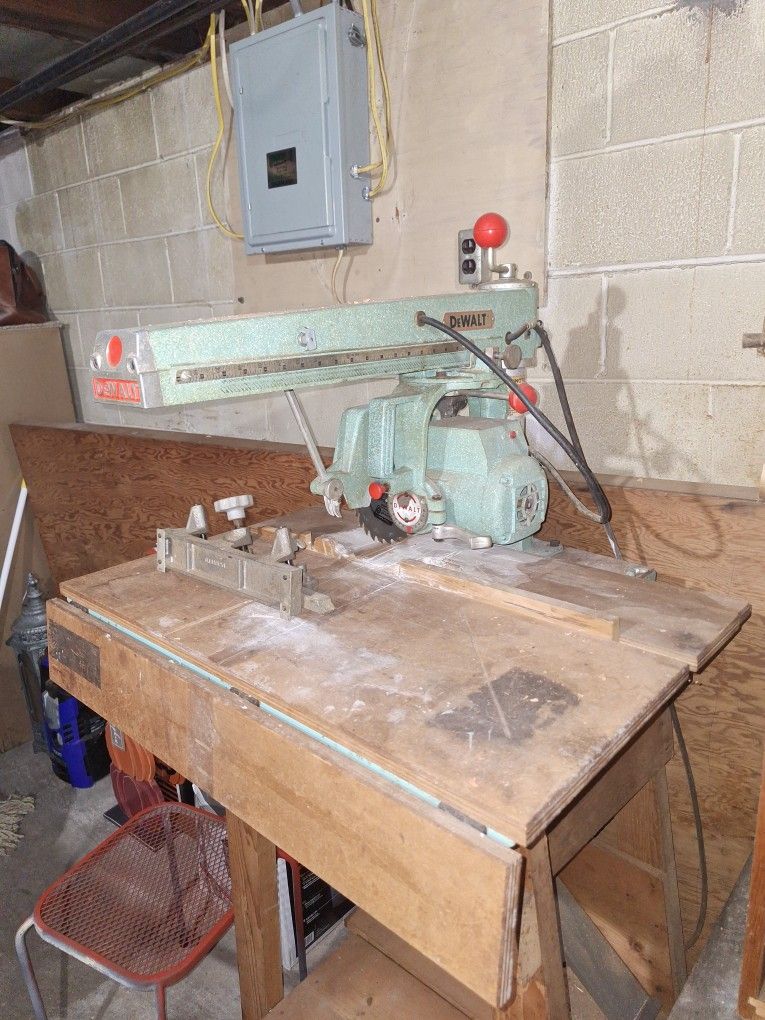Vintage Dewalt Power Shop 1950-60s Table Saw