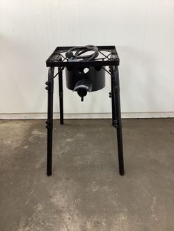 29" Tall High Pressure Portable Propane Gas Stove Burner 33,000 BTU 16x16 Space