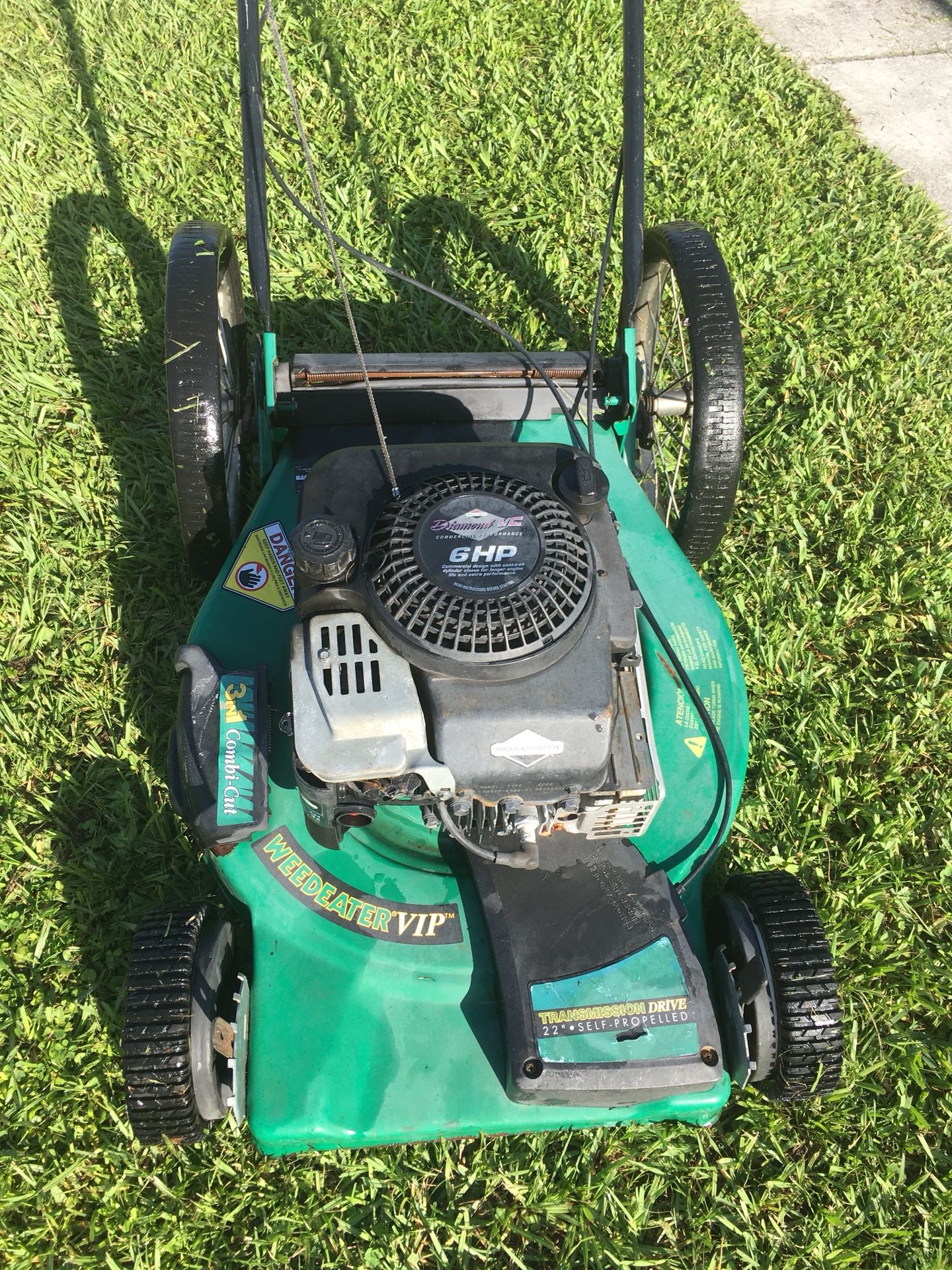 Weed eater 22 inch self propelled mower