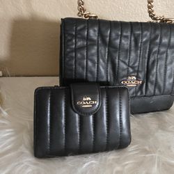 Coach Purse with matching Wallet 