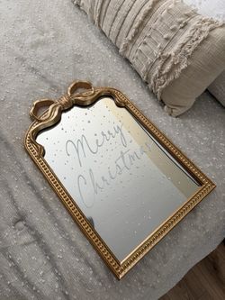 Christmas mirror