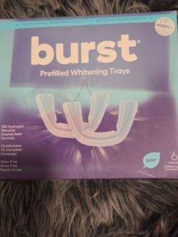 Burst Prefilled Teeth Whitening Trays Mint