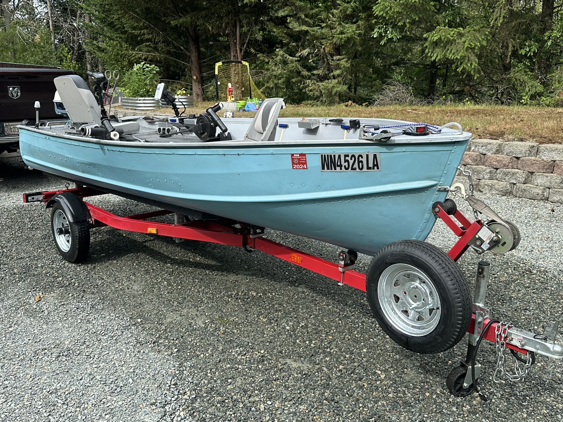 1964 13.5ft Custom Aluminum Fishing Boat- Fully Restored-$4300 OBO
