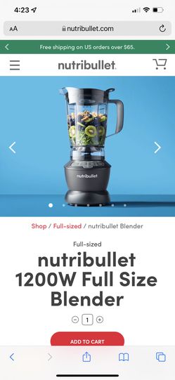 nutribullet 1200W Full Size Blender for Sale in Los Angeles, CA