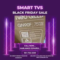 Samsung - 75” Class QN90F Series Neo QLED Mini LED 4K UHD SamsungVision AI Smart Tizen TV