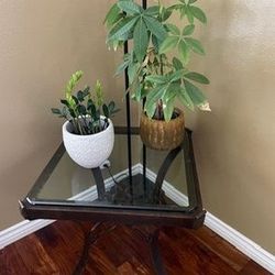 Iron/Glass End Table