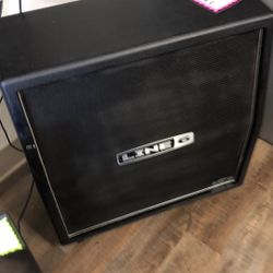 1003 Line 6 VINTAGE 30 4x12 Guitar Speaker Cabinet On Wheels 010482