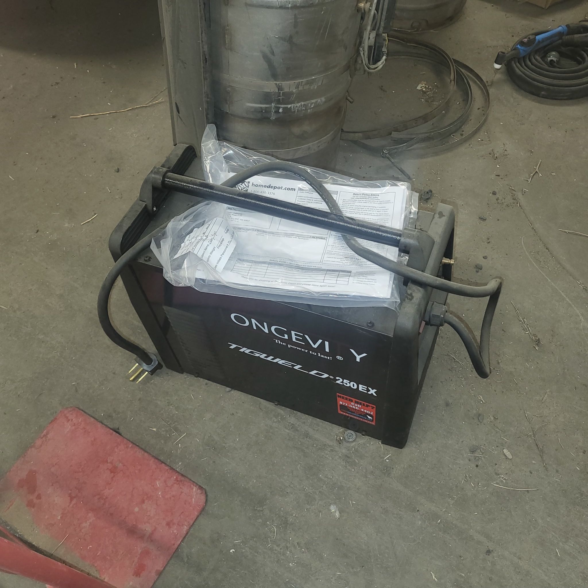 Longevity TIGWELD 250 EX – BRAND NEW, NEVER USED – COMPLETE SET