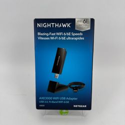 New Nighthawk AXE3000 Wifi 6/6E USB Adapter