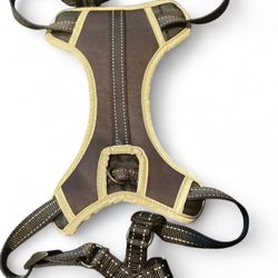 Black and grey harness for dogs