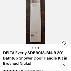 Bathtub/Shower handle DELTA Everly SDBR013-BN-R 20" in Brushed Nickel