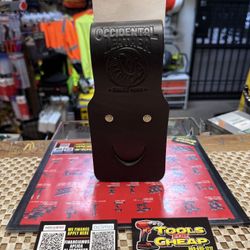 OCCIDENTAL LEATHER B5210 Single Spud Holder- Black