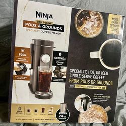 Ninja Single-Serve Pods & Grounds Specialty Coffee Maker.