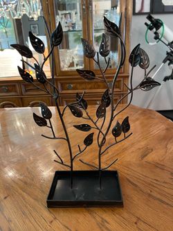 Metal Jewelry Organizer Tree