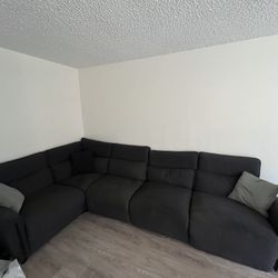 L Shaped Reclining Couch 