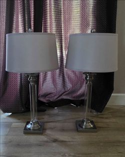 Two lamps for nightsatand.