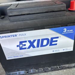 Exide Sprinter Max Battery SX-H5/L2/47