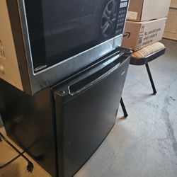 Microwave And Fridge