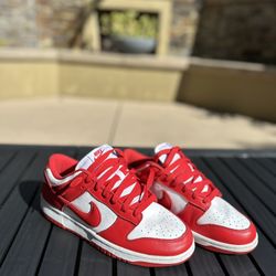 Nike Dunks Red And White Men’s Size 8.5