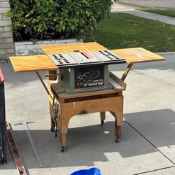 Estate Sale Wood Working Tools Table Saw