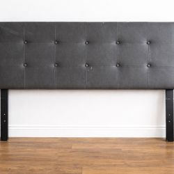 Queen Size Gray Tufted Headboard