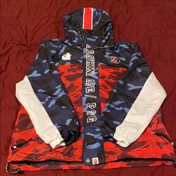 Bape X PSG Windbreaker