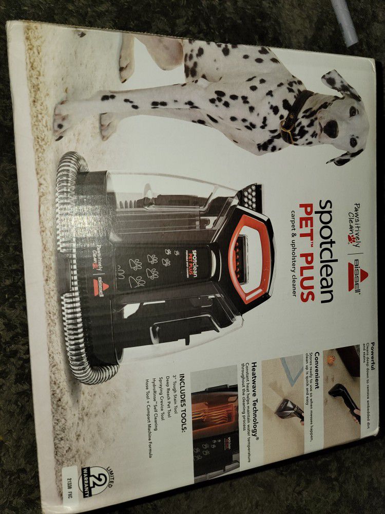 Bissell Pawsitively Clean Portable Carpet Cleaner.     