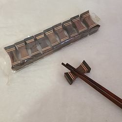 Chopstick Rest 10 PCS Wooden Chopsticks Holders Server Spoon Fork Knife Stand