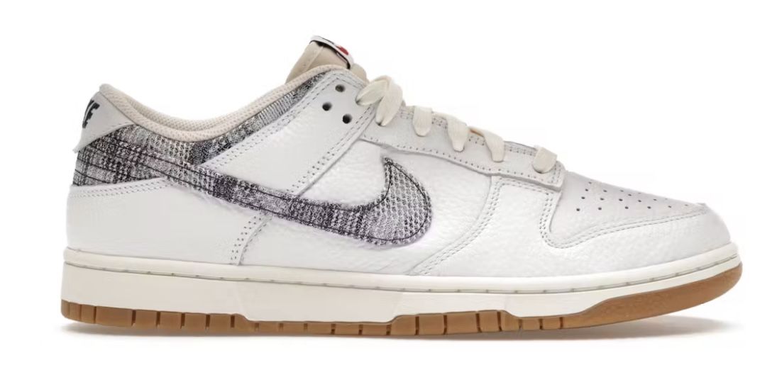 Nike Dunk Low White Denim Size 8.5