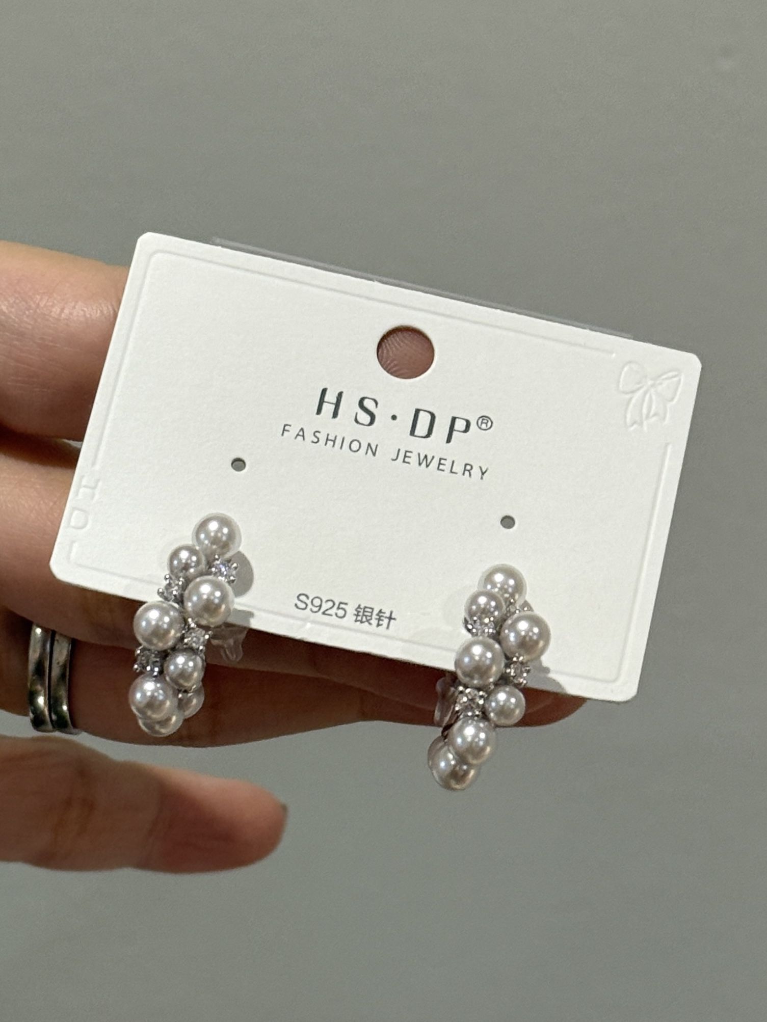 Pearl Earrings Earwear 925 Silver