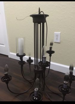 Bronze chandelier light