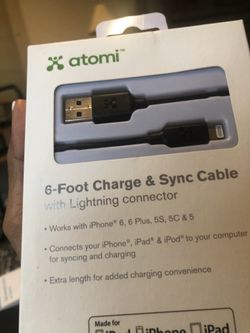 6 Foot Charge & Sync light Up Cable co