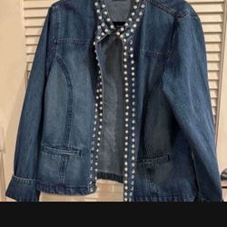 Price Drop!! Now $15!! New Women’s Xlg Jean Jacket 