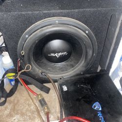 Subwoofer And Amp Combo