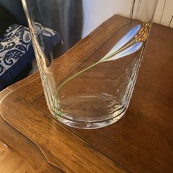 Orrefors Vintage Hand Painted &.Signed ‘Crocus ‘ Vase 