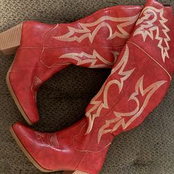 Ted knee high boots - cowgirl boots