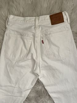 Levi’s 501 White Jeans