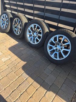 Yukon Denali wheels  20 inch stock rims gmc sierra 6 lug